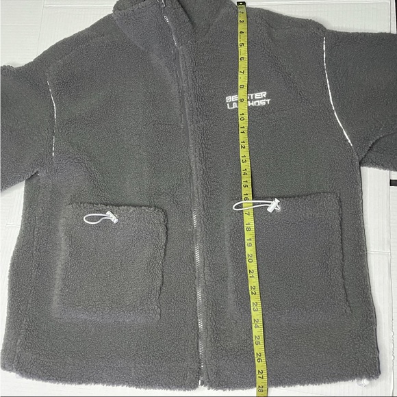 Oversized Embroidered Sherpa Coat - Picture 13 of 16